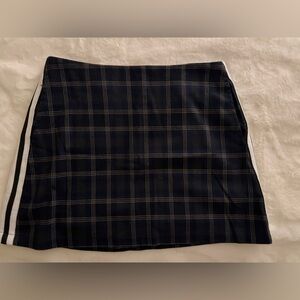 Urban Outfitters Navy Plaid Pencil Skirt